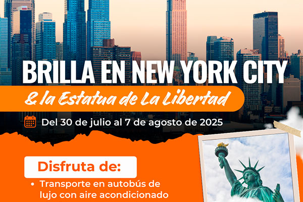 Brilla en New York City- Julio 2025